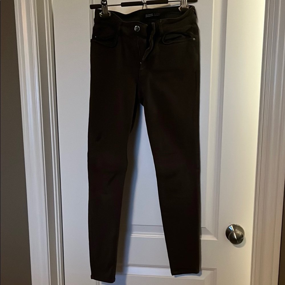 Zara Dark Green Skinny Jeans